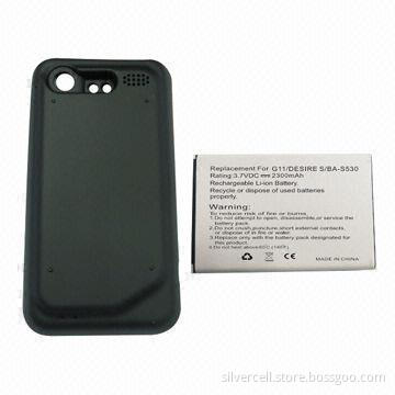 Battery Cover for HTC G11 with 2,300mAh Capacity CE, and RoHS marks